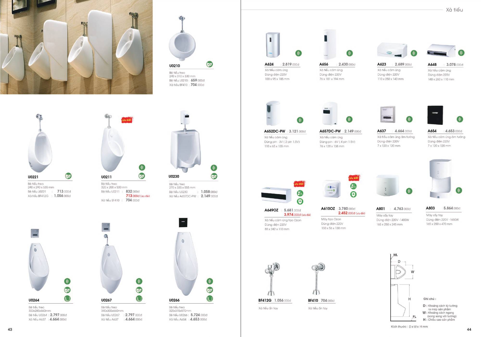 Bảng giá và Catalogue Thiết bị vệ sinh CAESAR mới nhất 2024 / Page 23